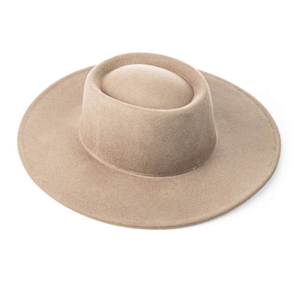 Flat Brim Pork Pie Hat